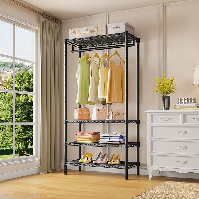 VIPEK V1 Medium Portable Garment Racks 440lbs Load Capacity, Heavy Duty Clothes - Image 2