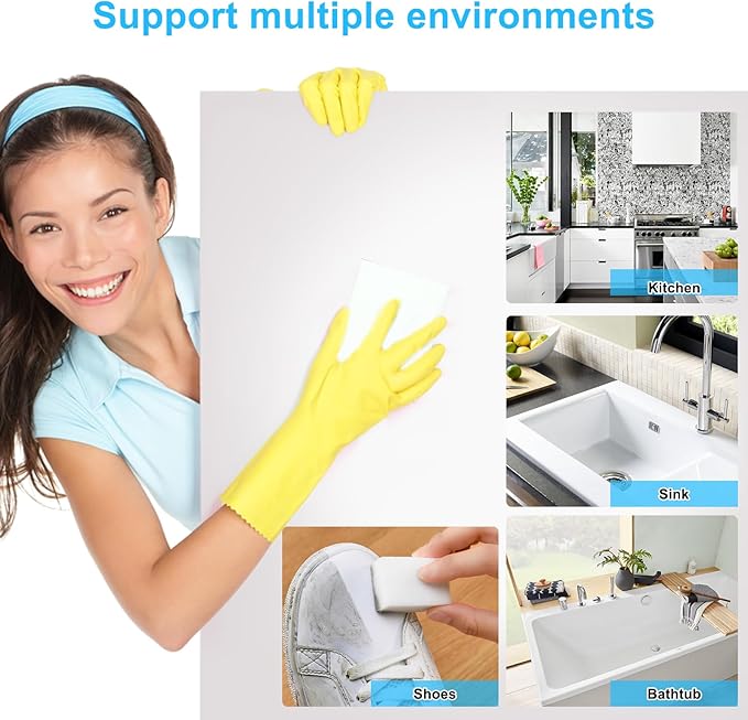 50 Pack Magic Sponge Eraser, Extra Thick and Long Lasting Melamine Cleaning - Image 5