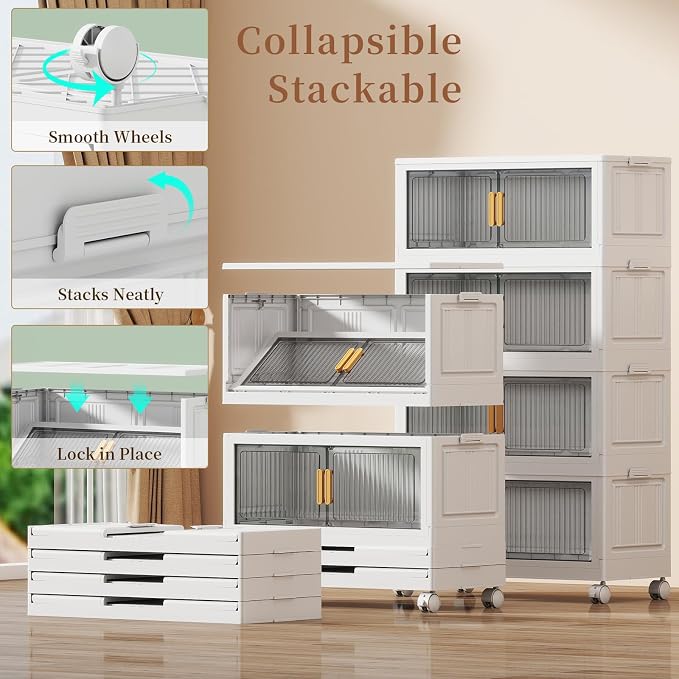 100Gal Stackable Plastic Storage Bins - Image 6