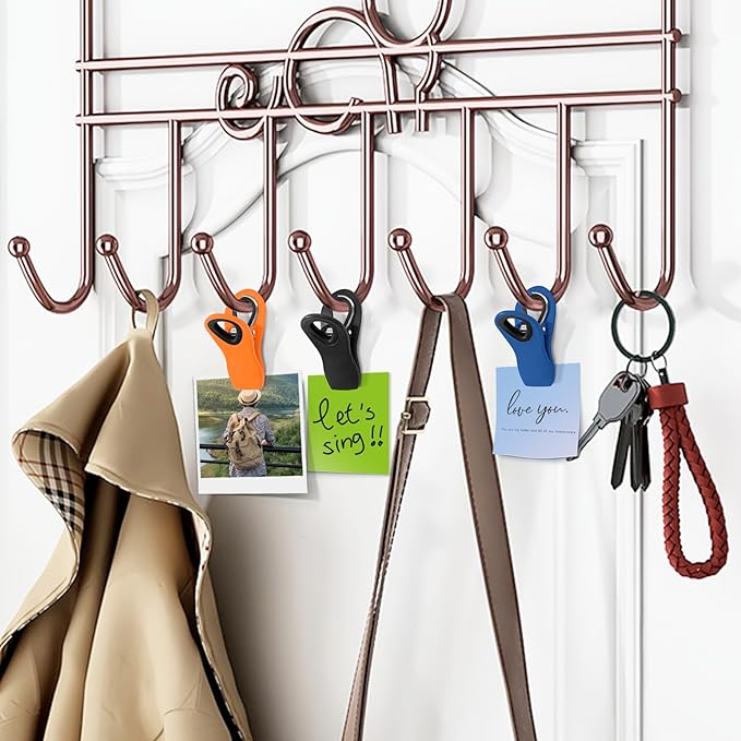 12 Pack Chip Clips, Colorful Magnetic Clip, Plastic Bag Clips - Image 6