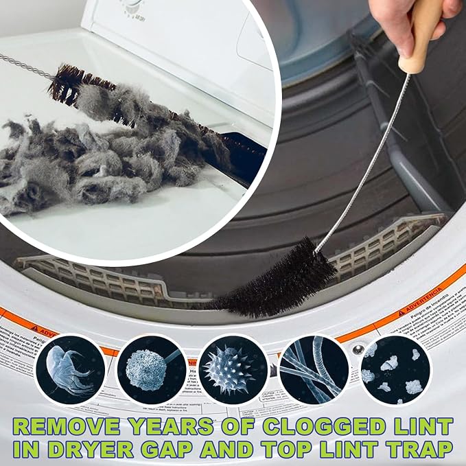 Sealegend Dryer Vent Cleaner Kit Dryer Lint Vacuum Attachment Lint Remover - Image 4