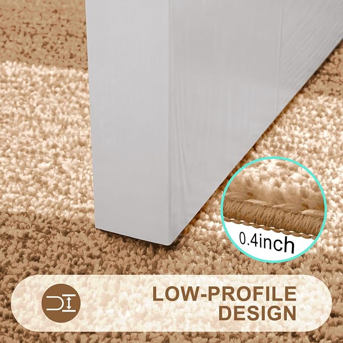 Kitinjoy Indoor Outdoor Door Mat, 48x32 Non-Slip Absorbent Dirt Trapper - Image 4
