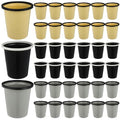 Maxdot 36 Pcs Bathroom Trash Cans Bulk 2 Gallon Small Waste basket Round by Maxdot