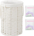 Laundry Hamper Laundry Basket Round 19.0 Gal Handwoven Rattan Laundry Basket by SETVSON