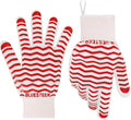 Oven Gloves 932°F Heat Resistant Oven Mitts by BLUESTEER