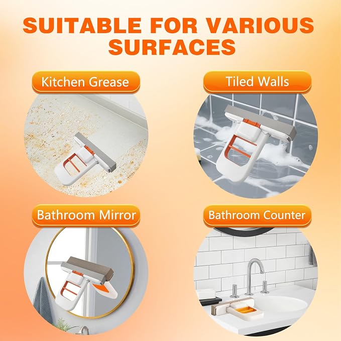Mini Foldable Desktop Mop, 2025 Self-Squeeze Sponge Cleaning Tool, Portable - Image 6