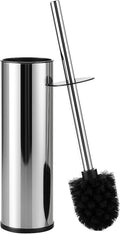 BGL Chrome Toilet Brush and Holder, Stainless Steel Toilet Brushes by BGL