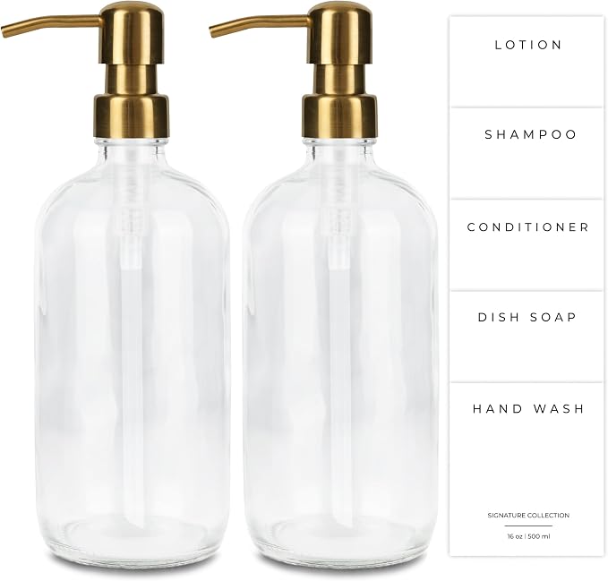 Emerson Essentials Soap Dispenser, Dish Bottles by Emerson+Essentials