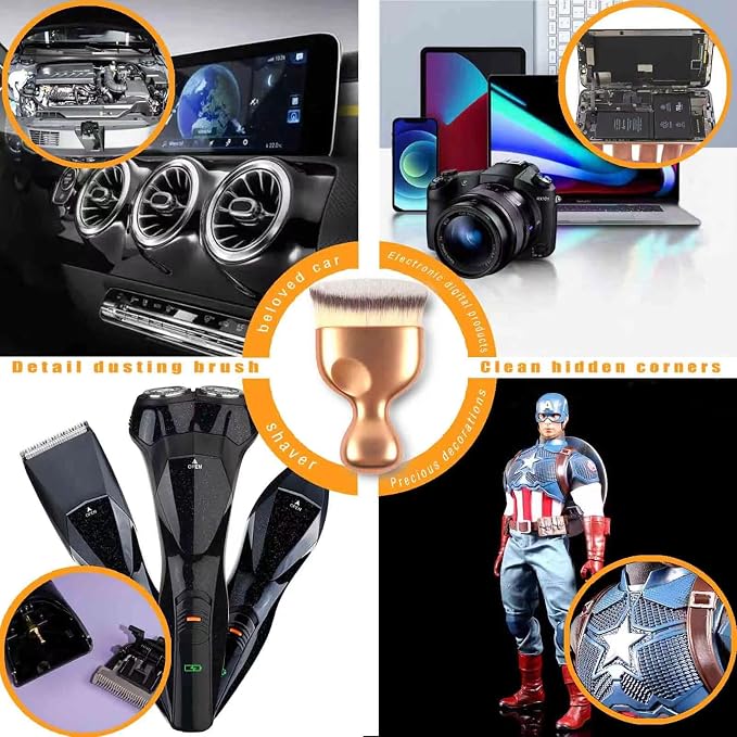 Car Interior Dusting Brush Auto Dust Sweeping Soft Brush Automotive Mini Duster - Image 3