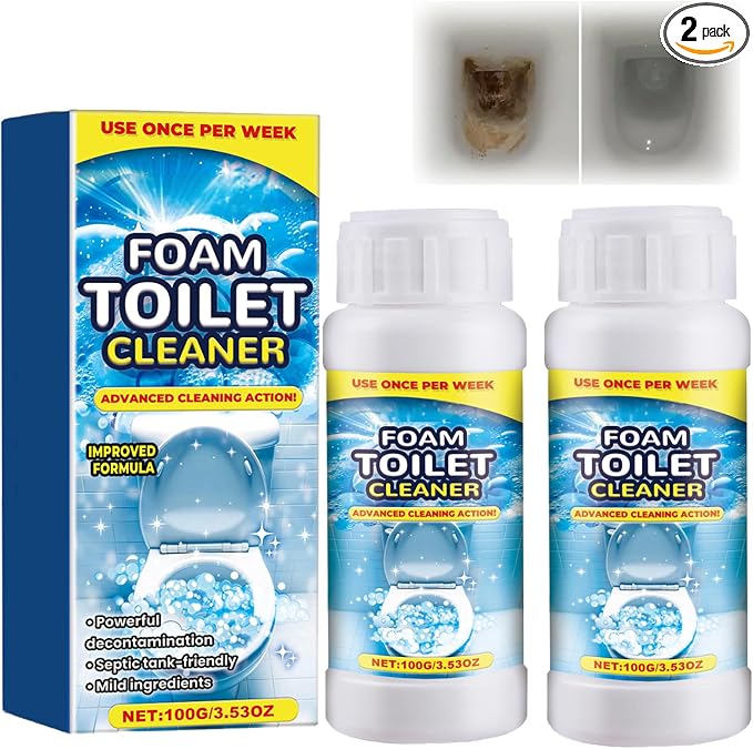 2PCS Foam Toilet Cleaner, New Powerful Foaming Toilet Bowl Cleaner, Foaming by Unknown