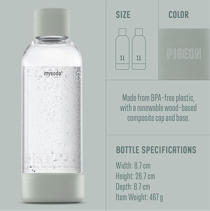 Mysoda Carbonating Bottles 2Pck 1L - Image 5