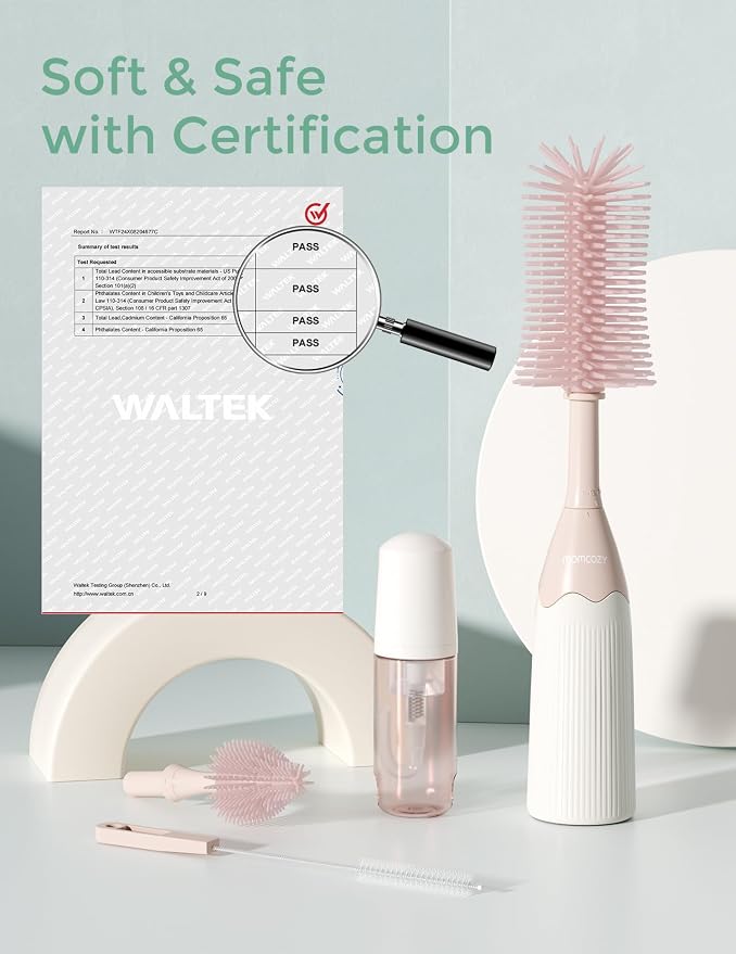 Momcozy Bottle Brush Kit, Innovative Push-Press Design - Image 5