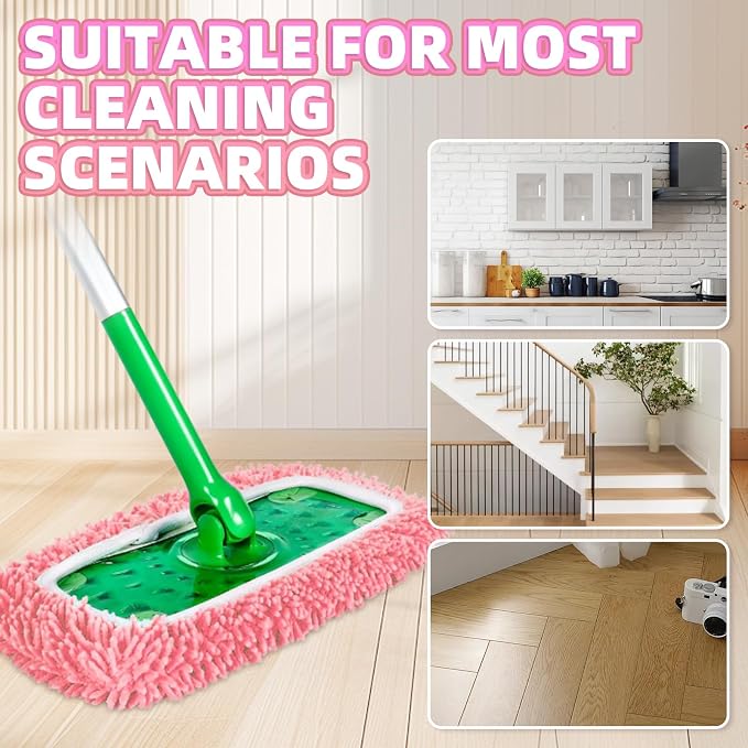 4 Pack Reusable Mop Pads Compatible - Image 4