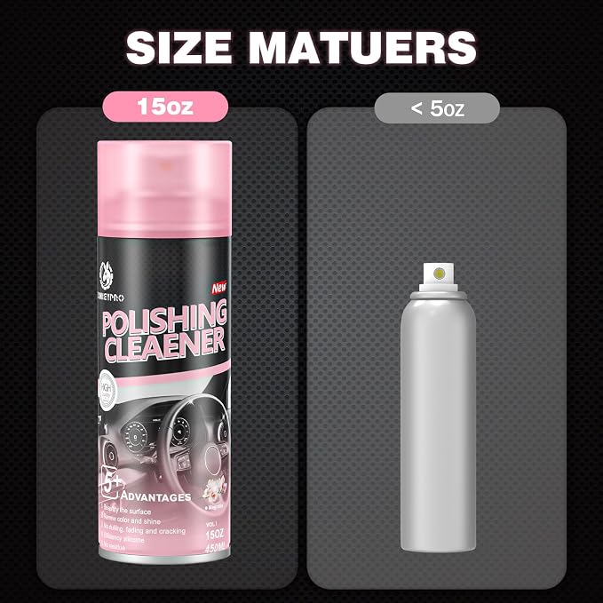 Interior Cleaner and Protectant, 15 Fl Oz Polishing Cleaner Car Interior Spray - Image 5