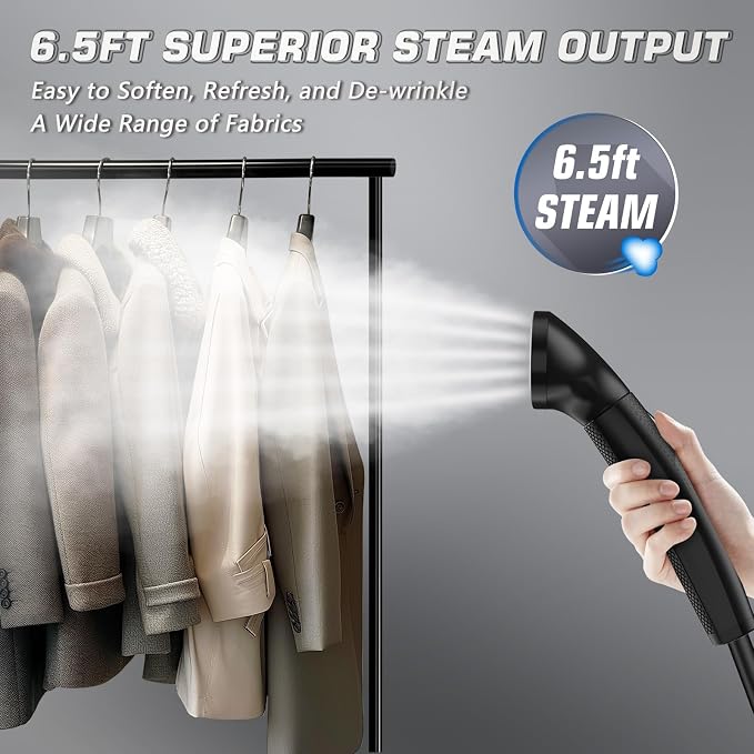 Anthter Steamer for Clothes, 1500W Powerful Standing Garment Steamer - Image 4