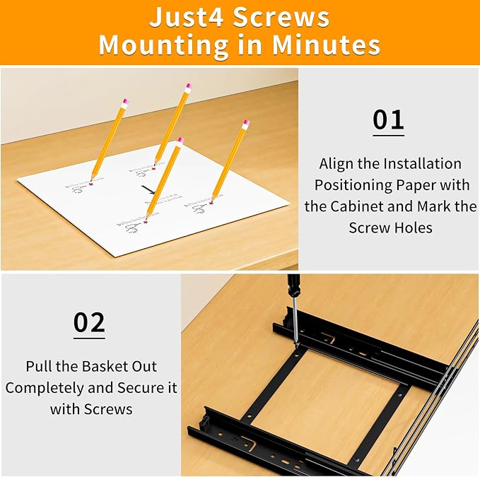 RCHYFEED Pull Out Spice Rack Organizer - Image 8
