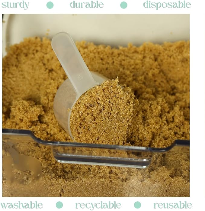 4 Pack – 1 Teaspoon Plastic Measuring Scoop – 5cc / 5ml / 1 tsp - Image 2