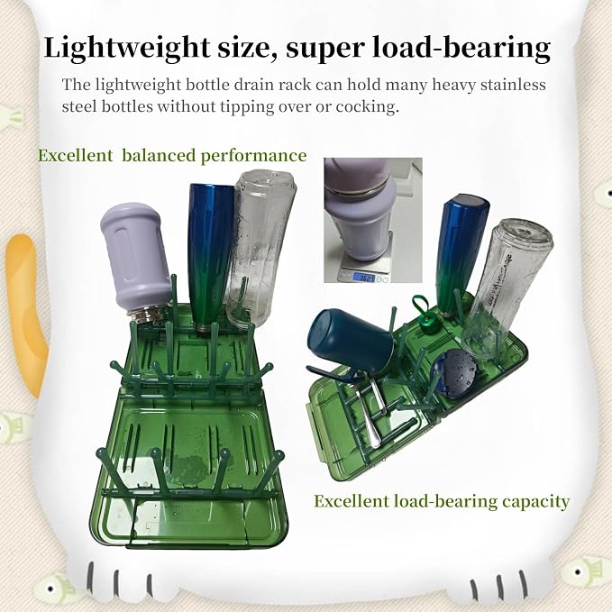 Travel Bottle Drying Rack Space Saving, Foldable Bottle Drying Rack - Image 6
