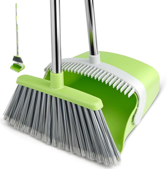 Broom and Dustpan Set, Dustpans by XXFLOWER