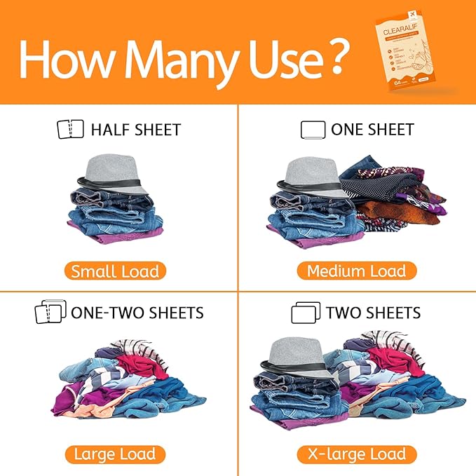 CLEARALIF Laundry Detergent Sheets, 64 Load - Image 5