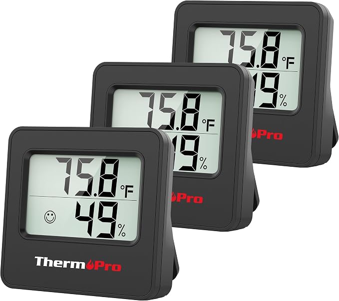 ThermoPro TP157 3 Pack Hygrometer Indoor Thermometer - Image 8