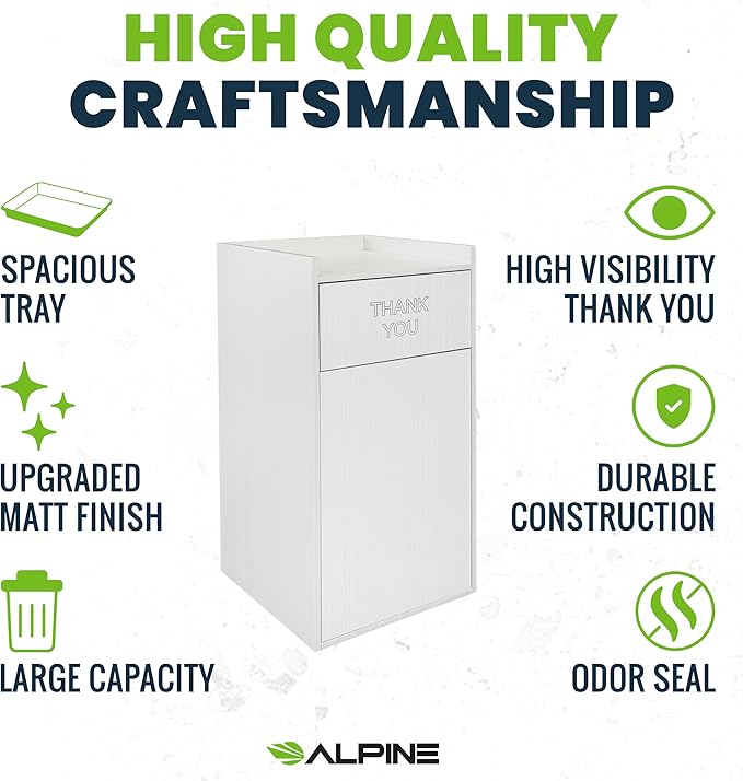 Alpine Restaurant Trash Can Cabinet - Image 4