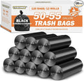 50-55 Gallon Black Trash Bags 120 Count by TFORING%C2%AE