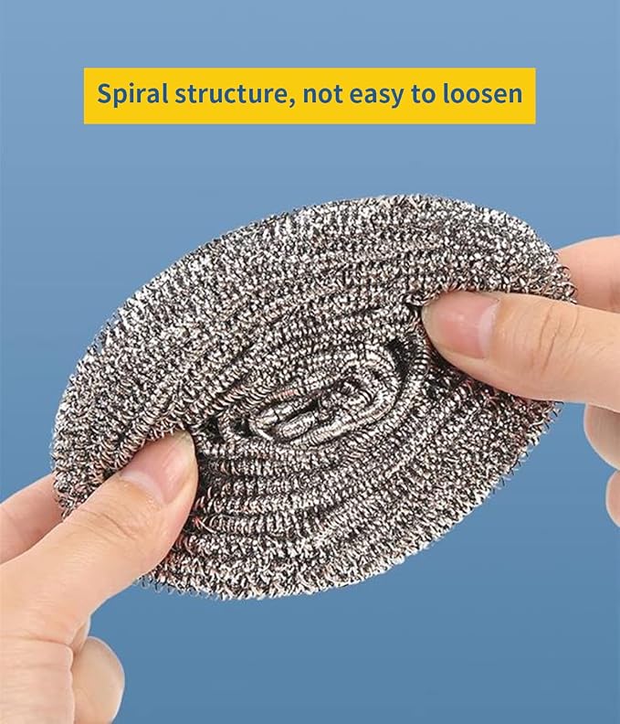12Pcs Steel Wool Scrubber - Image 3