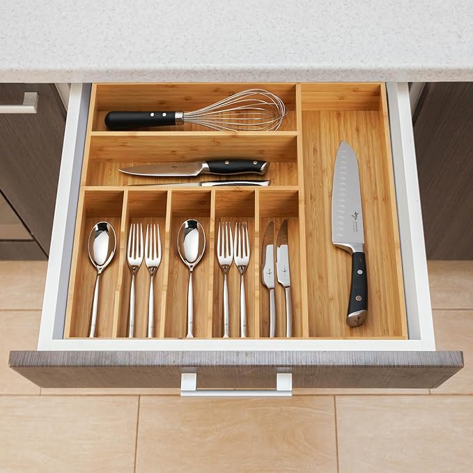 Umilife Large Kitchen Drawer Organizer, 2.5" High - Image 6