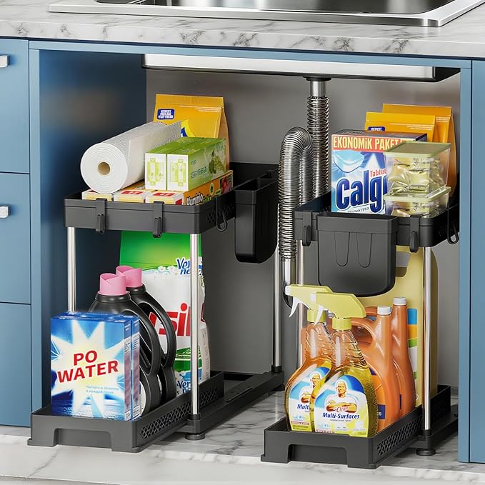 Under Sink Organizer, 2 Tier Pull Out Cabinet Organizer by Unknown