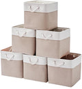 13 x 13 Inch Storage Cubes，6 Pack Cube Storage Bins by ISEMINGLA