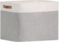 DULLEMELO Storage Baskets Large 16"x12"x12" Tall Rectangular Baskets Fabric by DULLEMELO