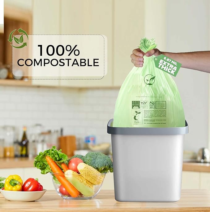13 Gallon Compostable Trash Bags - Image 4