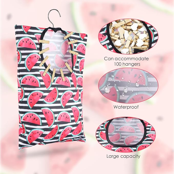 2 Pcs Watermelon Clothespin Bag - Image 4