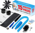 BLuesea Dryer Vent Cleaner Kit, 15-Piece Ultimate Dryer Cleaning Kit Include 30 by Bluesea