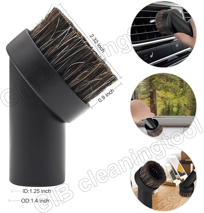 9 Pcs Universal Vacuum Attachments & Brushes - Image 6