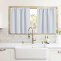 RYB HOME Blackout Curtains for Kitchen, Over Sink Privacy Curtains Window Decor by RYBHOME