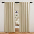 RYB HOME Blackout Curtains 80 inches Long Thermal Insulating Large Window by RYBHOME