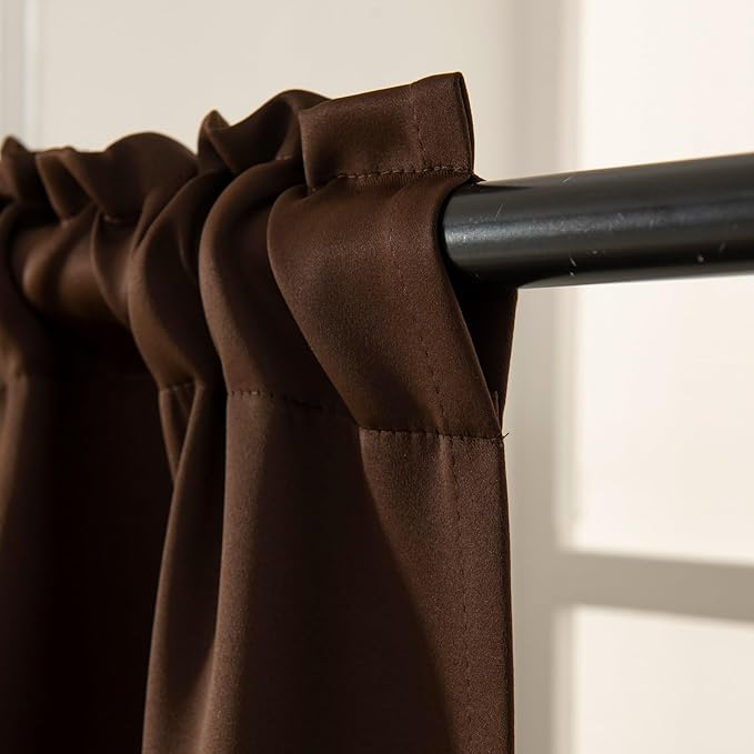 Pickluc Cafe Curtain 30 Inches Length, Rod Pocket Kitchen Curtain, Short - Image 3