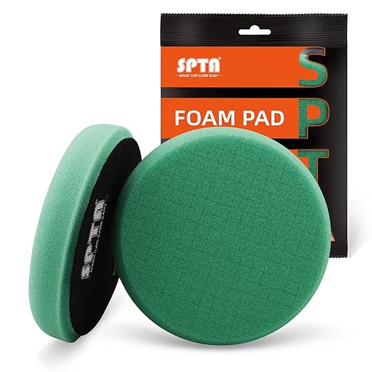Green Heavy Cut Pad, Buffing Polishing Pads, SPTA 1Pc 6.5 Inch Face by SPTA