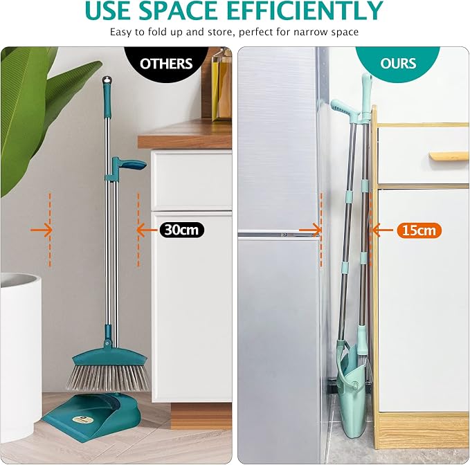 XXXFLOWER Broom and Dustpan Set - Image 7