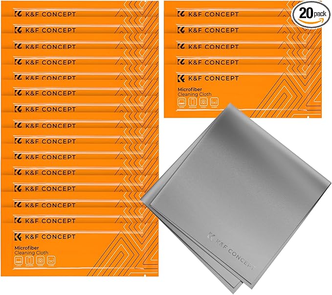 K&F Concept 20 Pack Microfiber Cleaning Cloths by KFCONCEPT