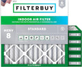 Filterbuy 18x18x2 Air Filter MERV 8 Dust Defense Replacement, Electrostatic by Filterbuy