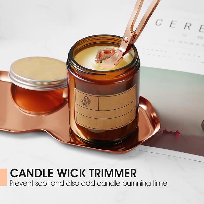 PATOISE 4 in 1 Candle Accessory Set, Wick Trimmer, Candle Snuffer, Wick Scoop - Image 4