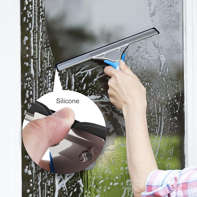 Professional Window Cleaning Kit 10IN, All-in-one Windows Cleaner Tool - Image 5