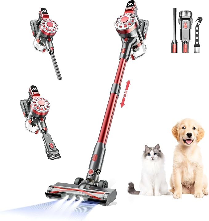 Cordless Vacuum Cleaner, Vacuum Cleaners by WLOTPO