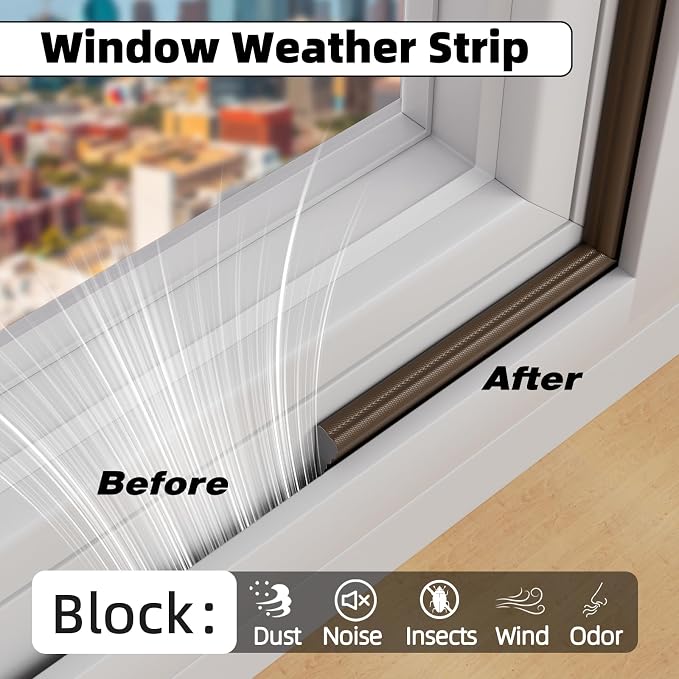 196" Wedge Weather Stripping Door Seal Strip - Image 4