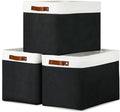 DULLEMELO Large Storage Baskets Fabric Storage Bins, Canvas Storage Basket by DULLEMELO