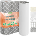 OcePor Non-Adhesive Drawer and Shelf Liner 24IN x 20FT，Non Slip Cabinet and by OcePor