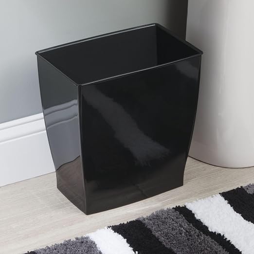 iDesign Small Bathroom Trash Can, Made in USA - Image 4